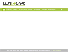 Tablet Screenshot of lustaufsland.at